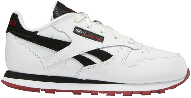 Reebok Classic Leather Cloud White / Core Black / Flash Red G58364