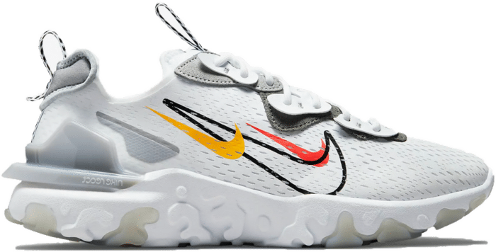 Nike Nike React Vision Multi Swoosh White Smoke Grey DM9095-101