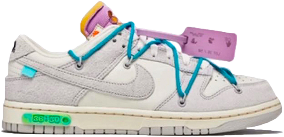 Nike Nike x Off-White Dunk Low Lot 36 (2021) LOT36 | Geen kleur
