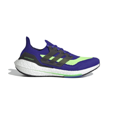 adidas Ultra Boost 21 Sonic Ink Screaming Green S23873