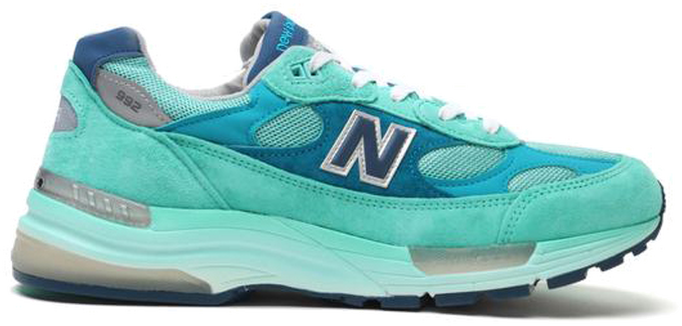New Balance 992 Made In USA Blue Silver Metallic M992TB | Blauw