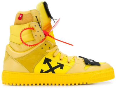 OFF-WHITE Off Court High Top Yellow OMIA109R19C250346060