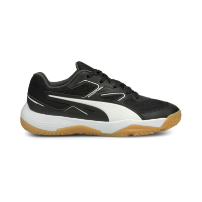 PUMA Solarflash Youth Indoor Sports Shoe Sneakers, White/Black/Yellow Alert White,Black,Yellow Alert 106584_01