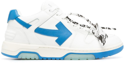 Off-White Off-White Out Of Office OOO Low Top Sneaker Blue White (2021)  OMIA189R21LEA0010145