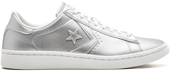 Converse Pro Leather Low Silver (W) 555947C