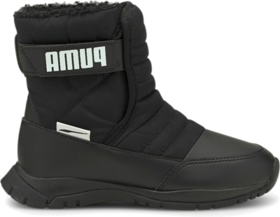 PUMA Nieve Winter Kids’ Boots, Black/White 380745_03