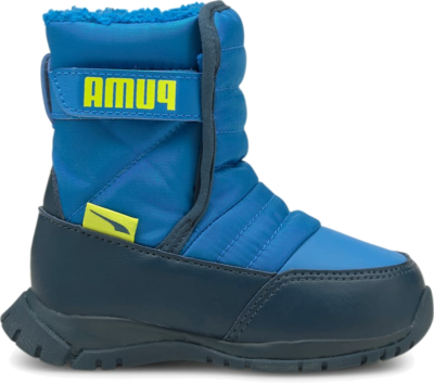 PUMA Nieve Winter Babies’ Boots, Future Blue/Yellow 380746_01