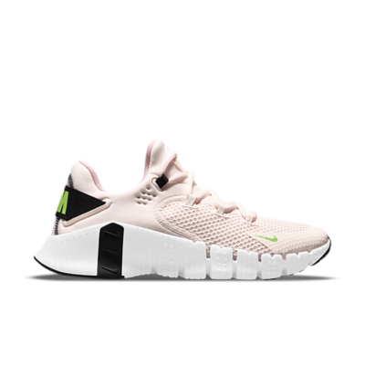Nike Free Metcon 4 Light Soft Pink White Black Green Strike (W) CZ0596-636