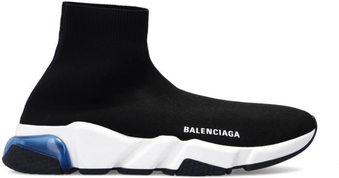 Balenciaga Speed Trainer Black Blue Clear Sole 607544W05GG1941 beschikbaar in jouw maat