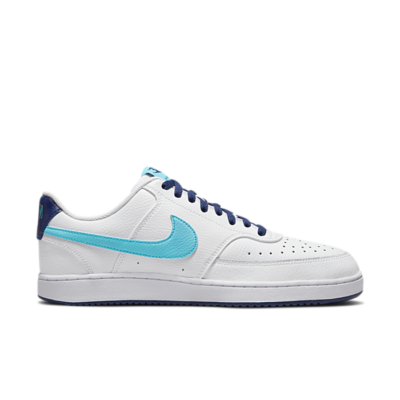 Nike Court Vision Low White Blue Void Turquoise DM1187-100