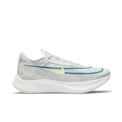 Nike Zoom Fly 4 Summit White Imperial Blue Lime Glow CT2392-100
