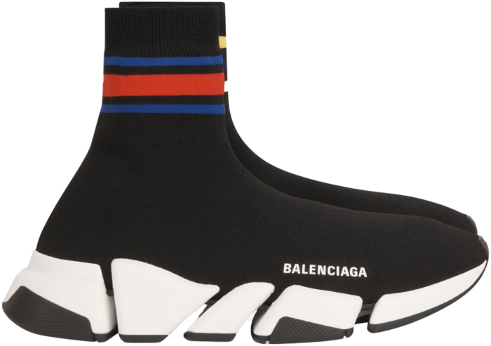 Balenciaga Speed 2.0 Stripped Black (W) 674608W2F601467