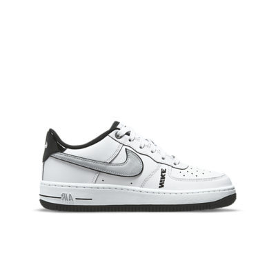 Nike Air Force 1 Low LV8 White Wolf Grey Black (GS) DO3809-101
