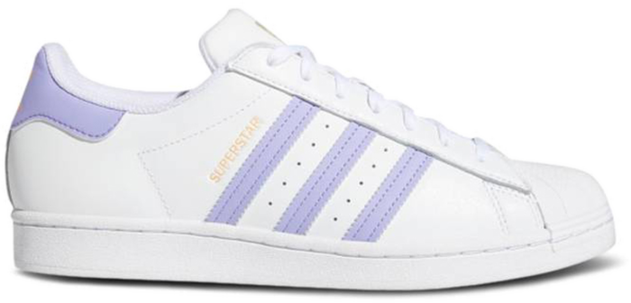 light purple superstar adidas