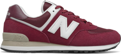 New Balance – 574 – Sneakers in bordeauxrood en wit Rood ML574RS2