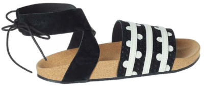 adidas Originals Ankle Wrap Dames Adilette badslippers EF5630 zwart EF5630