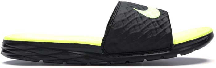 Nike Benassi Solarsoft Black/Volt 705474-070