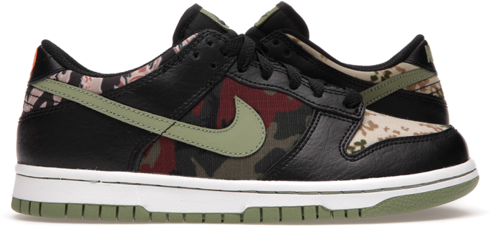 Nike Dunk Low Black Multi Camo GS DB1909-001 â Ropean