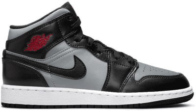 Nike Air Jordan 1 Mid Shadow Red (GS)  554725-096