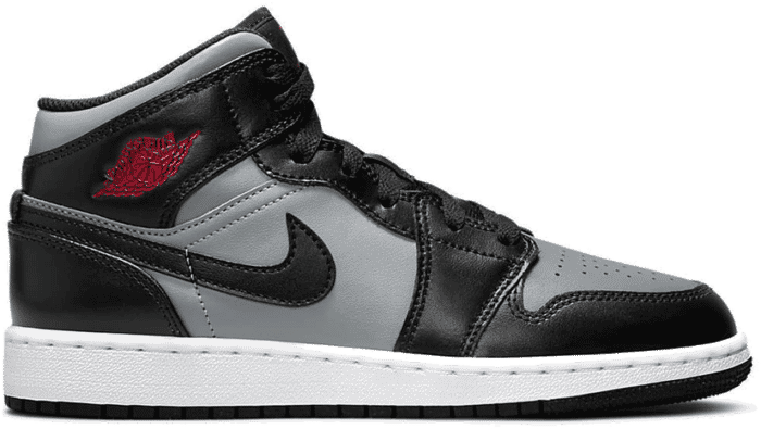 Nike Air Jordan 1 Mid Shadow Red (GS)  554725-096