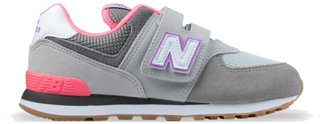 gray and pink new balance