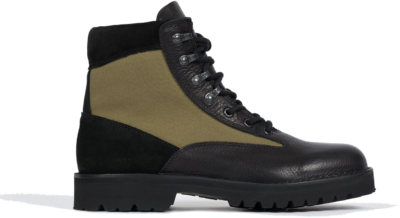 Maharishi x Fracap Jungle Boot Vibram-Footwear Black / Olive 9667-BLKOLV