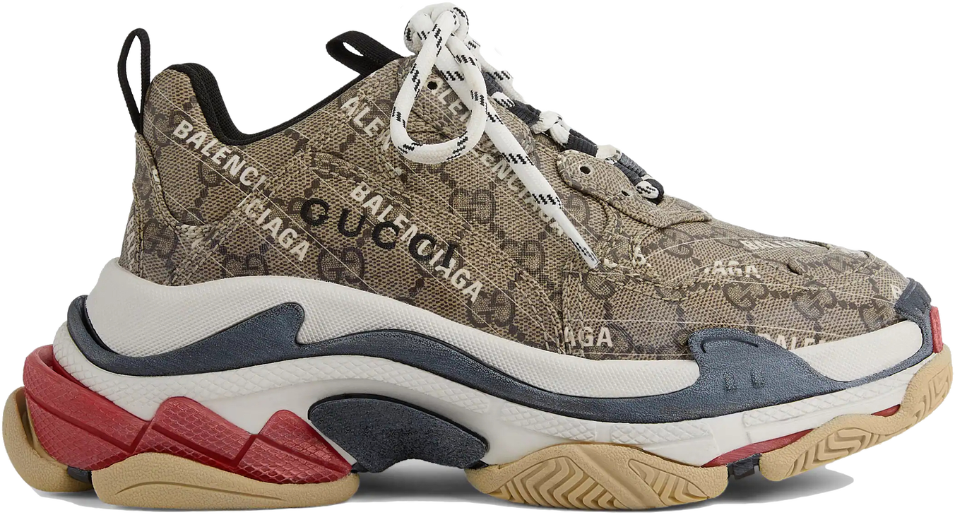 Gucci x Balenciaga The Hacker Project Triple S Beige (W) 677192ULZ10