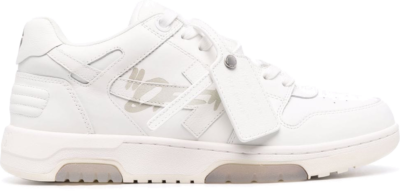 OFF-WHITE Out Of Office OOO Low Tops ‘Specials’ White Grey OMIA189F21LEA0030101
