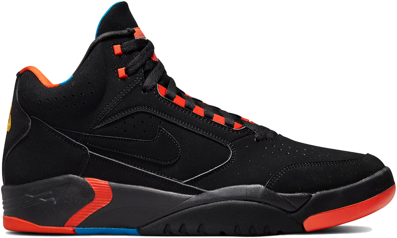 Nike Air Flight Lite Ii Mid Black Team Orange Dq