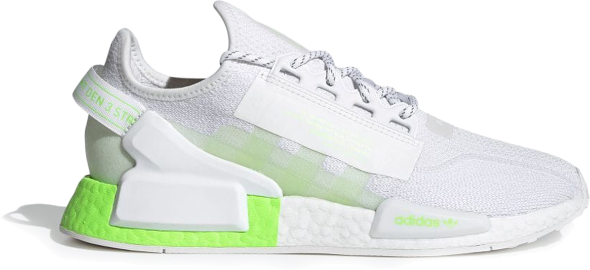 adidas nmd green and white