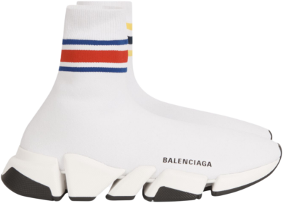 Balenciaga Speed 2.0 White Stripe 674617W2F609467