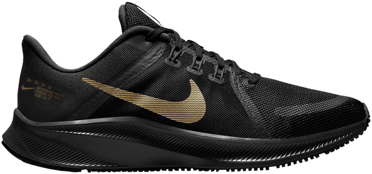 nike quest black gold