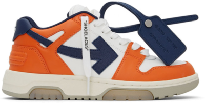 OFF-WHITE Out Of Office OOO Low Tops White Orange Blue (W) OWIA259F21LEA0010120
