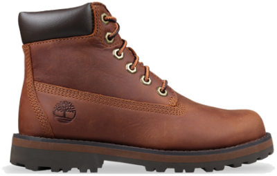 Timberland Courma Kid 6 Inch Zip Boot MD Brown Full Grain PS 0A279Q
