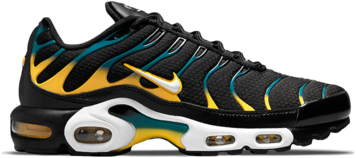 nike tuned 1 blue and yellow