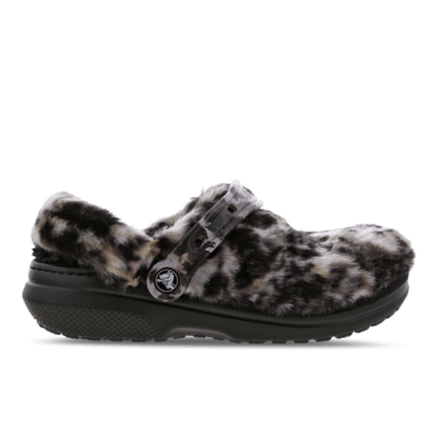 Crocs Classic Fur Sure Black Black