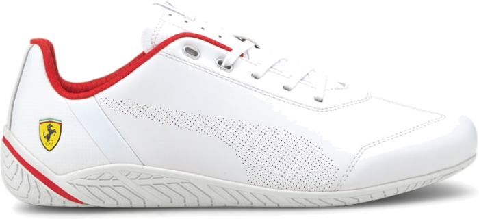 Men’s PUMA Scuderia Ferrari Ridge Cat Motorsport Shoe Sneakers, Red White,Rosso Corsa 306667_04