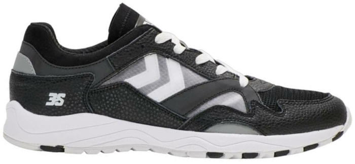 Lage Sneakers hummel EDMONTON 3S LEATHER Zwart 208367-2001