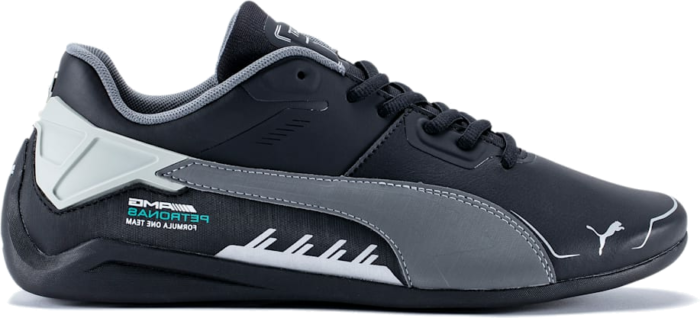 Women’s PUMA Mercedes F1 Drift Cat Delta Motorsport Shoe Sneakers, Black/Silver Black,Silver 306852_02