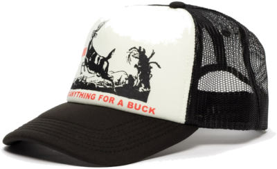 Pleasures Buck Trucker Hat Black P21W056-BLK