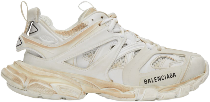 Balenciaga Track Worn Out In White 212342M237075