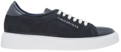 BORIS BECKER Cearbhall Heren Leren sneakers 21WBBMSHO00001-NAVY blauw 21WBBMSHO00001-NAVY