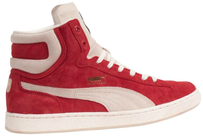 PUMA First Round Suede Leren sneakers 355344-03 rood 355344-03