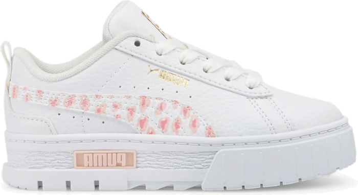 PUMA Mayze Wild Sneakers Kids, White/Prism Pink White,Prism Pink 385697_01