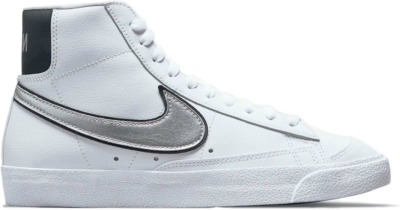 Nike Blazer Mid 77 Essential White Metallic Silver (W) DH0070-100