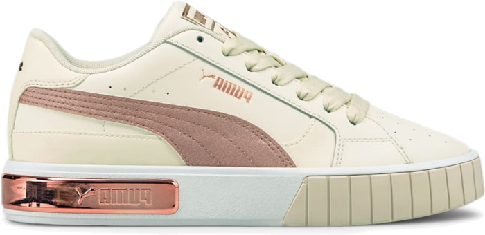 Puma cali white cheap rose gold