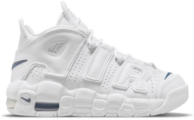 Nike Air More Uptempo White Midnight Navy (GS) DH9719-100