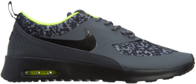 Nike Air Max Thea Print Dark Grey Black-Volt (W) 599408-006