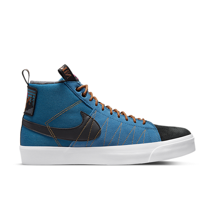 Nike blazer mid premium hot sale Blauw