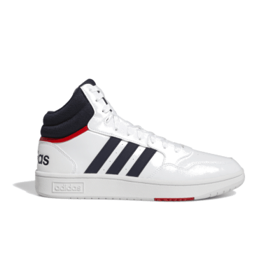 adidas Hoops 3.0 White Navy Red GY5543